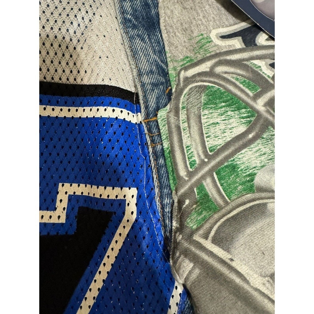 Vintage Dallas Cowboys Authentic DeepThree Levi's Jersey Patchwork Jeans NWT - Picture 6 of 13